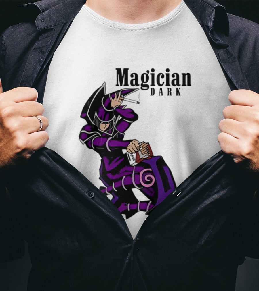 Magician Dark Yu Gi Oh Smoking T-Shirt