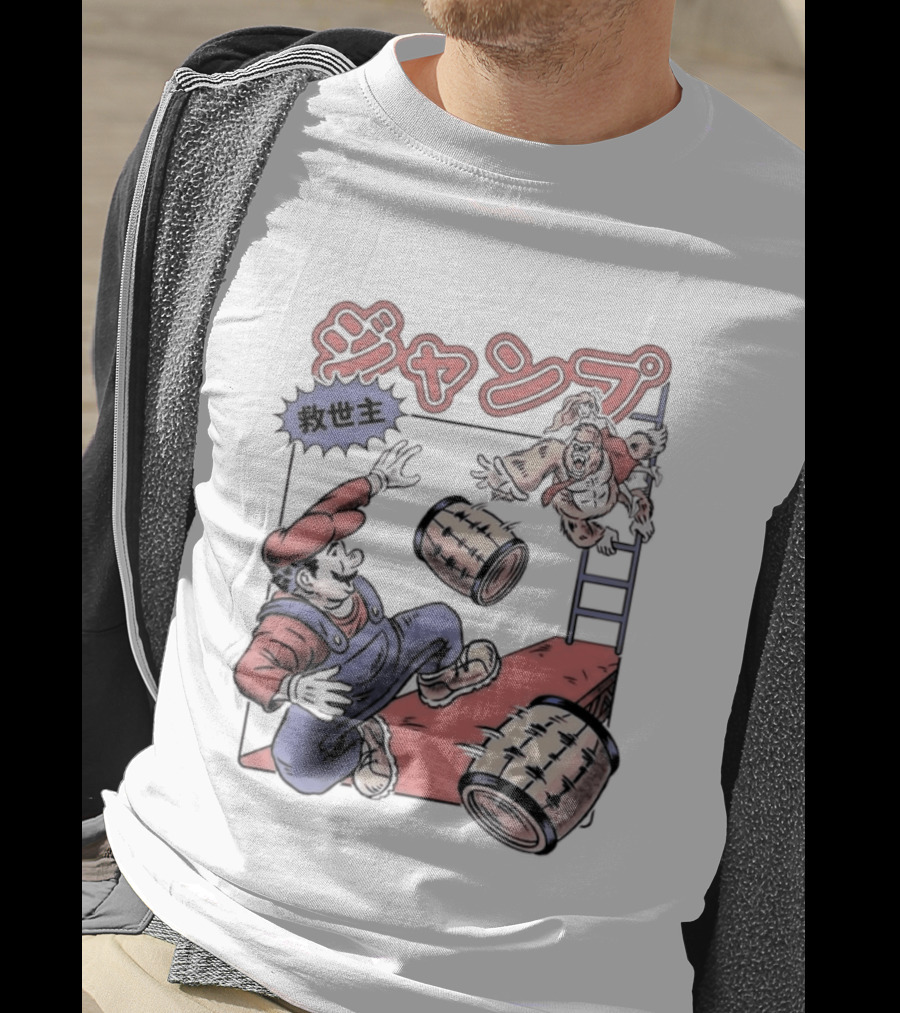Donkey Kong Barrels Princess Pauline T-Shirt
