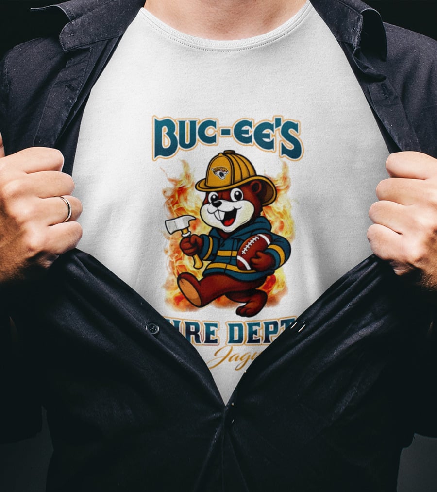 Buc Ee's Fire Dept Jacksonville Jaguars Go Jaguars T-Shirt