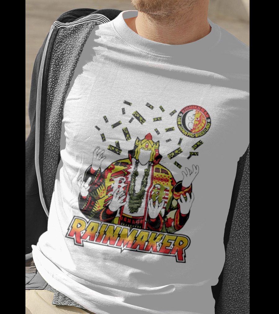 Kinnikuman New Japan Pro Wrestling Rainmaker Iconic Collab T-Shirt