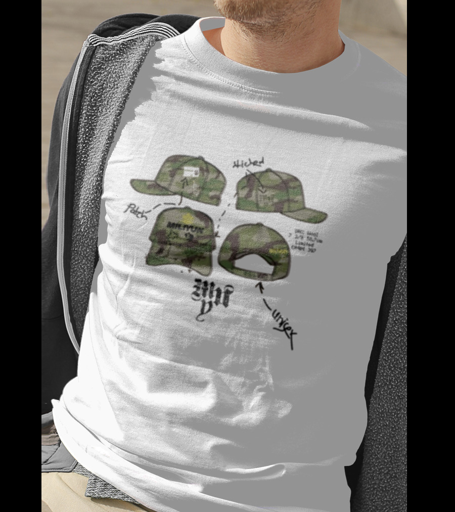 Miliyun Studios Camouflage Cap Techpack Tea Edition T-Shirt
