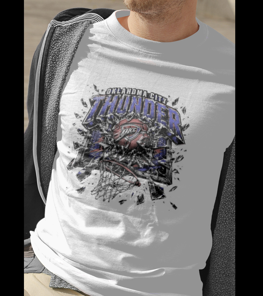 Oklahoma City Thunder Basketball Thunder Backboard Breakers T-Shirt