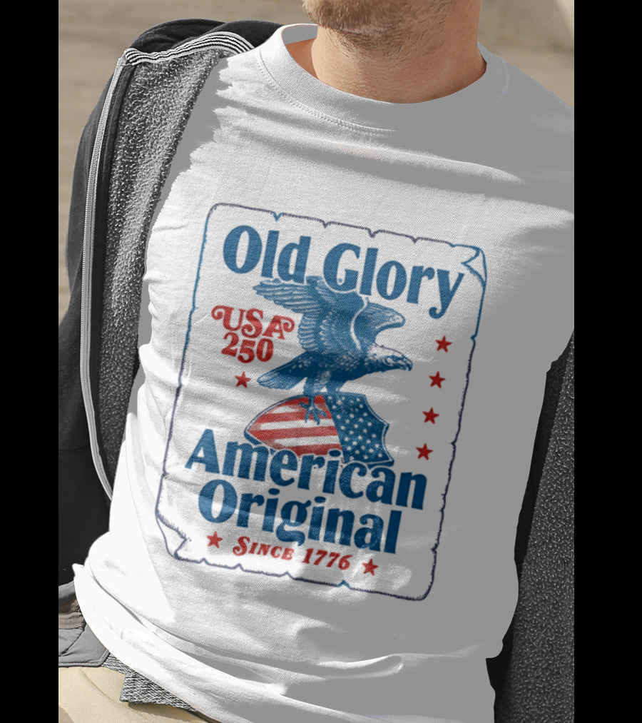 Old Glory USA 250 American Original Eagle Since 1776 T-Shirt