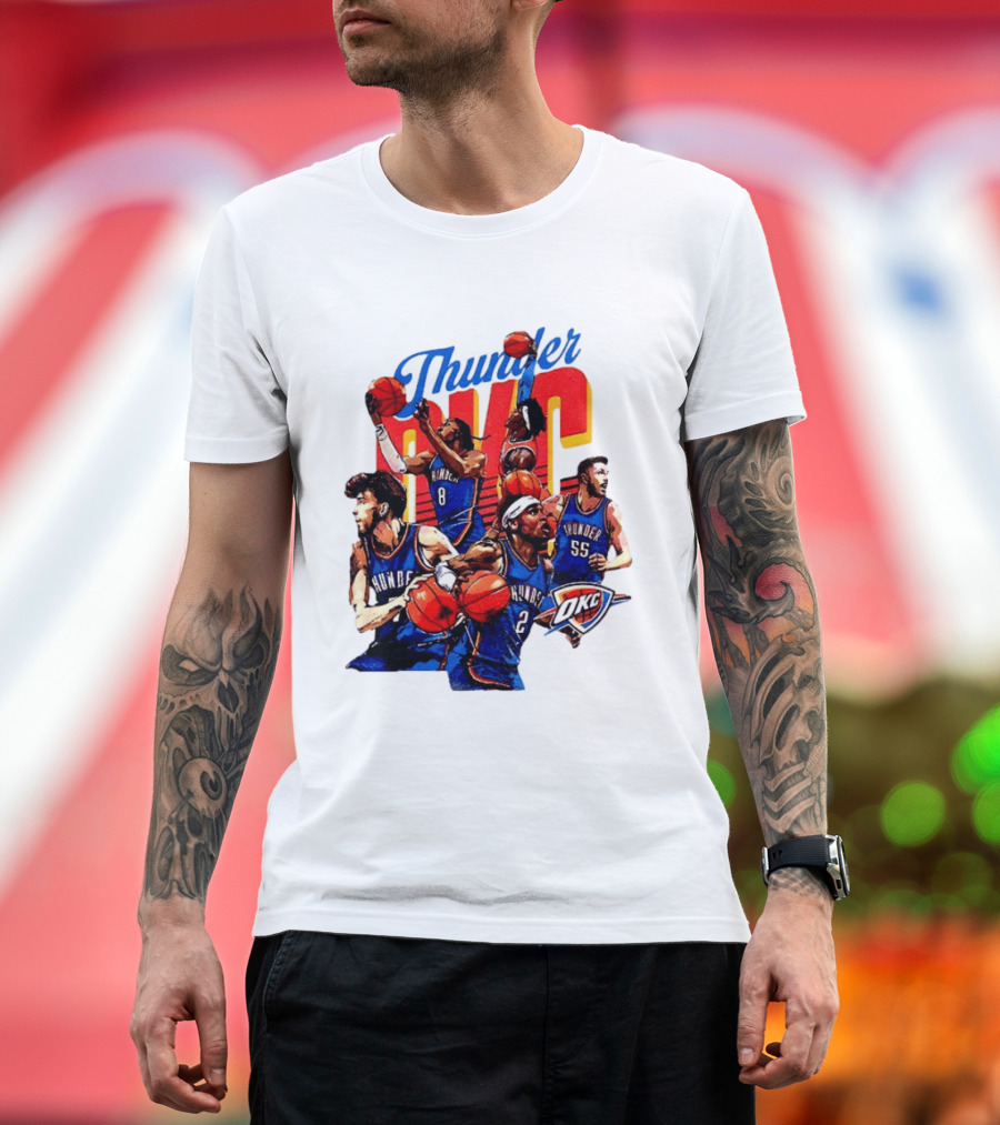 Thunder OKC Shai Gilgeous Chet Holmgren Williams Oklahoma City Basketball NBA 2026 T-Shirt