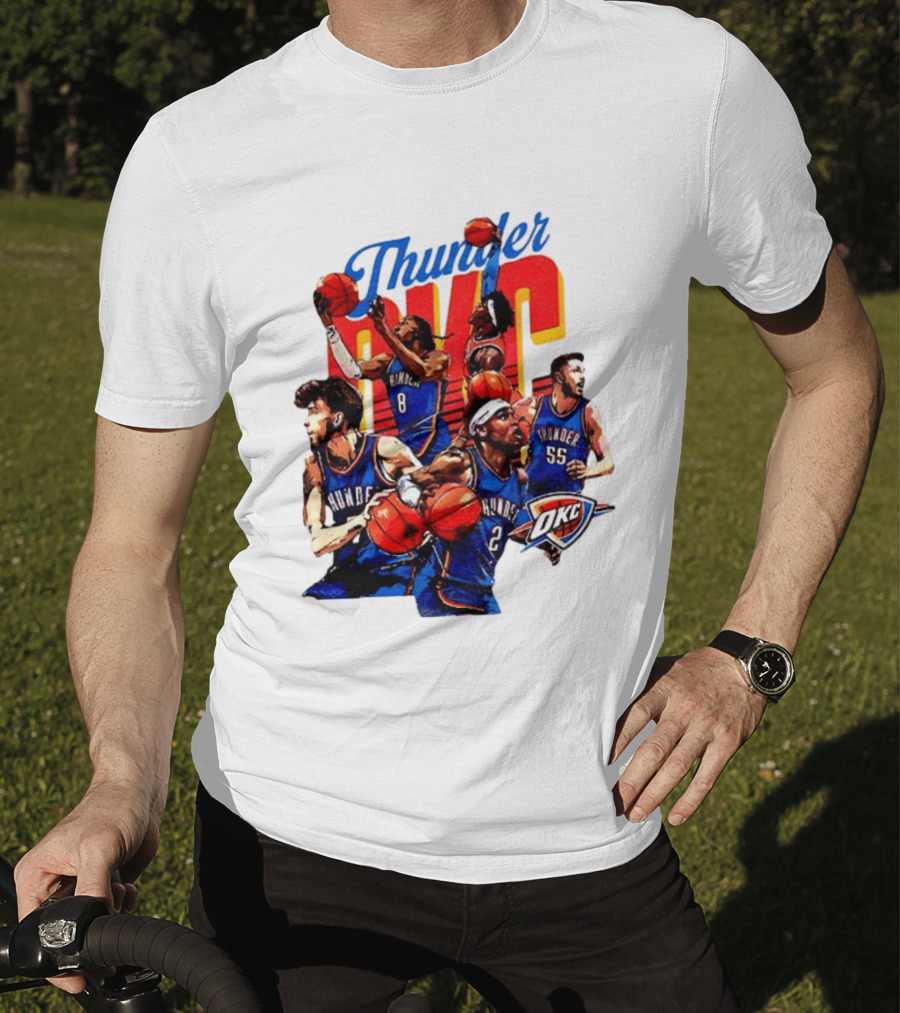 Thunder OKC Shai Gilgeous Chet Holmgren Williams Oklahoma City Basketball NBA 2026 T-Shirt