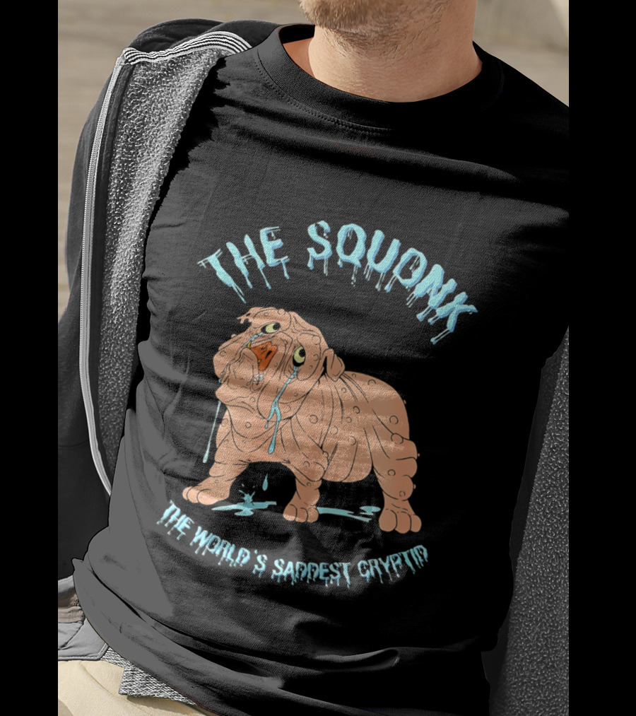 The Squonk World's Saddest Cryptid Dripping T-Shirt