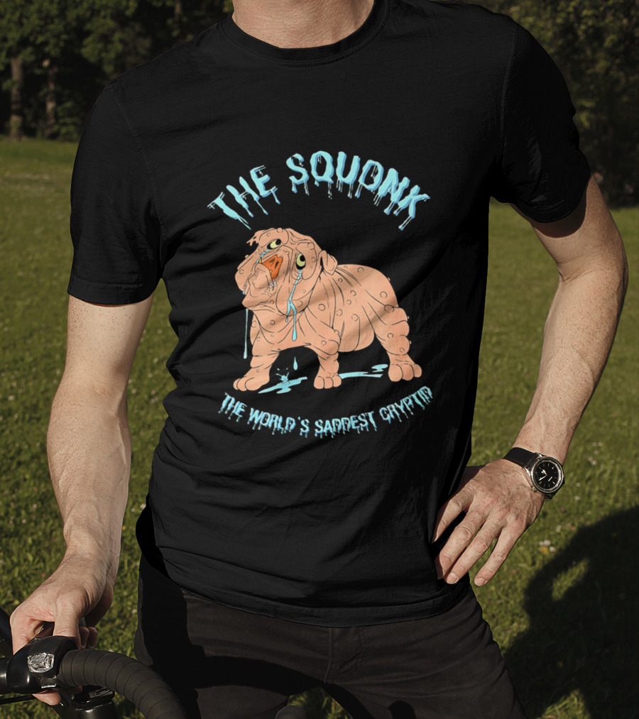 The Squonk World's Saddest Cryptid Dripping T-Shirt