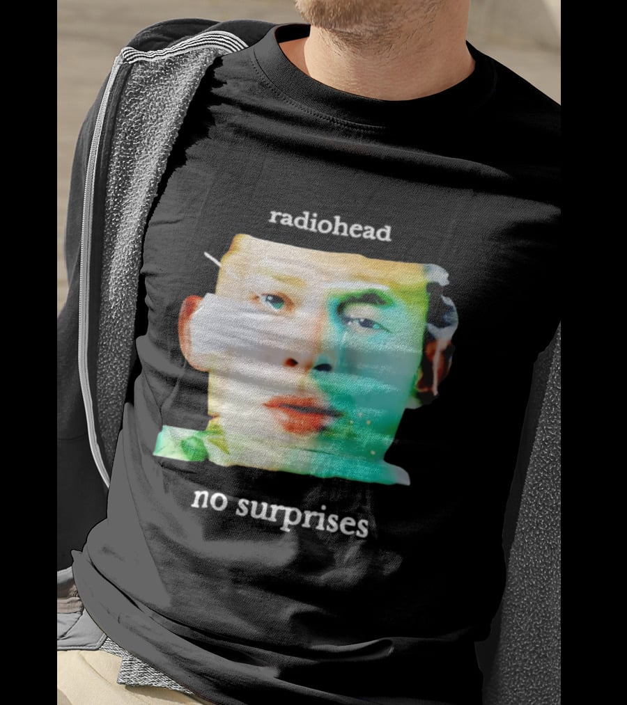 Radiohead No Surprises Thom Yorke Watercolor T-Shirt
