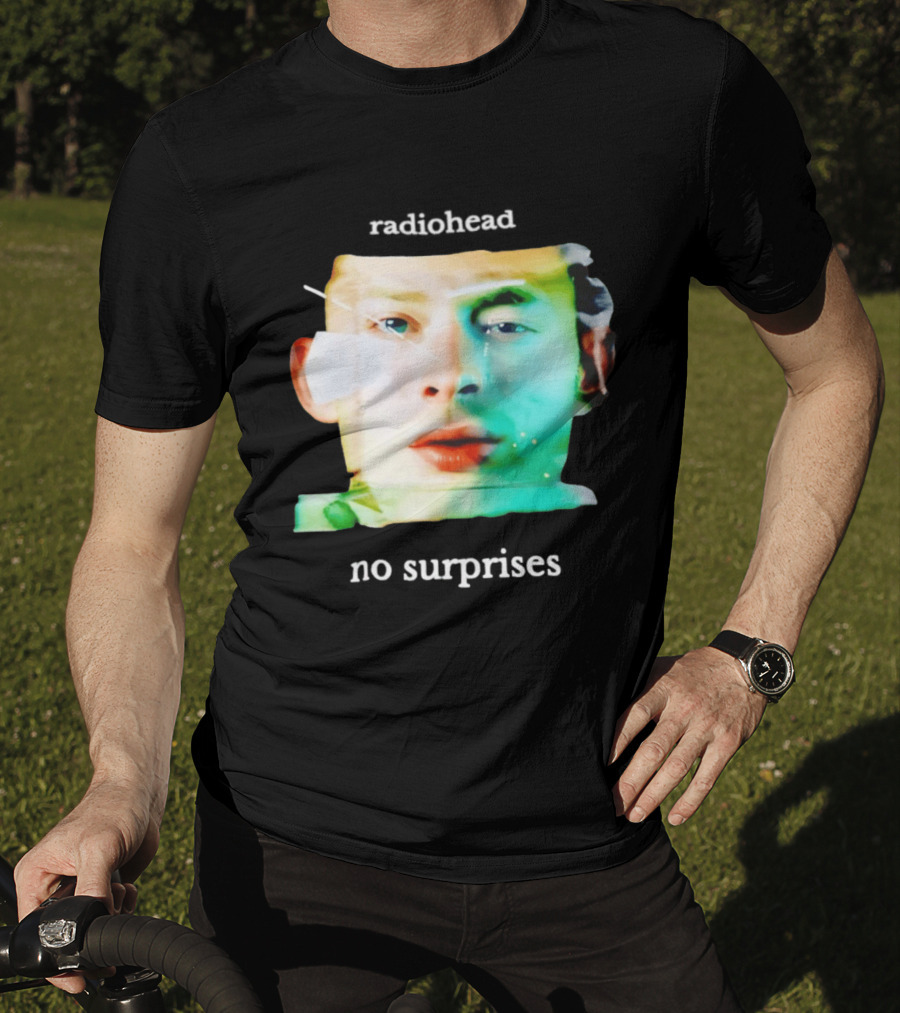 Radiohead No Surprises Thom Yorke Watercolor T-Shirt