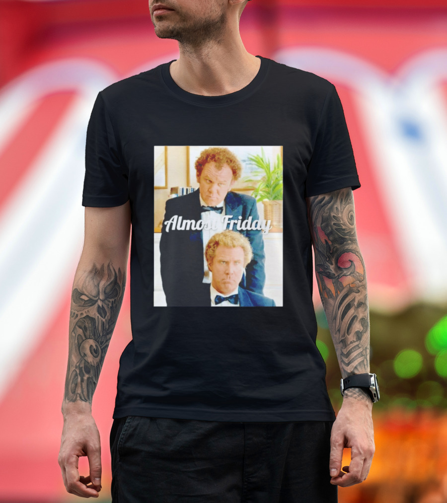 Almost Friday Will Ferrell John C. Reilly Interview Image T-Shirt