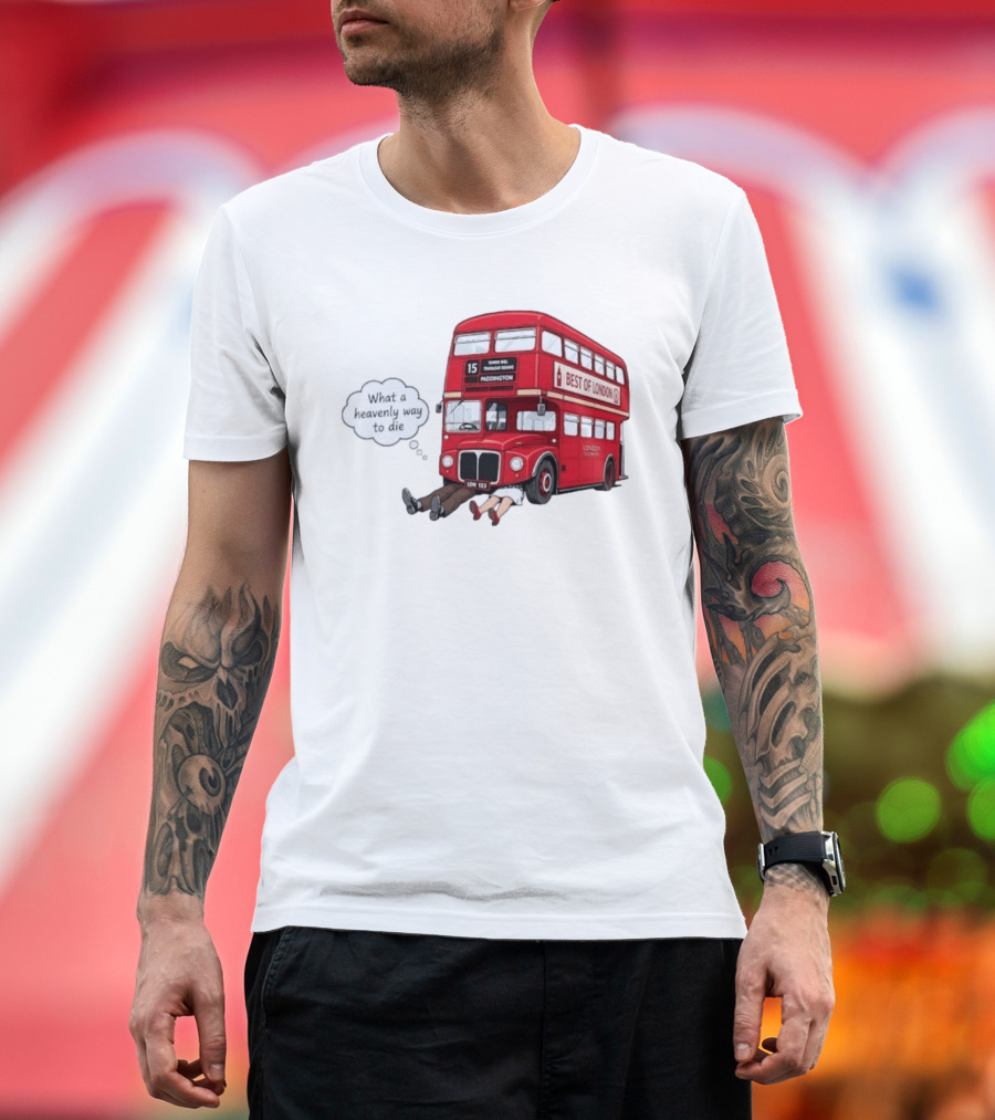 Arsenal What A Heavenly Way To Die Best Of London Bus 15 Paddington T-Shirt