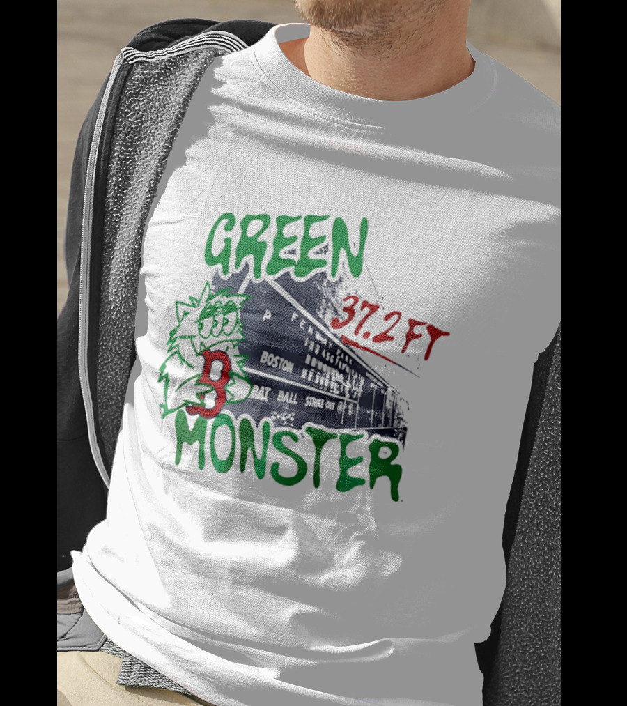 Boston Red Sox Green Monster Fenway 37.2 FT T-Shirt