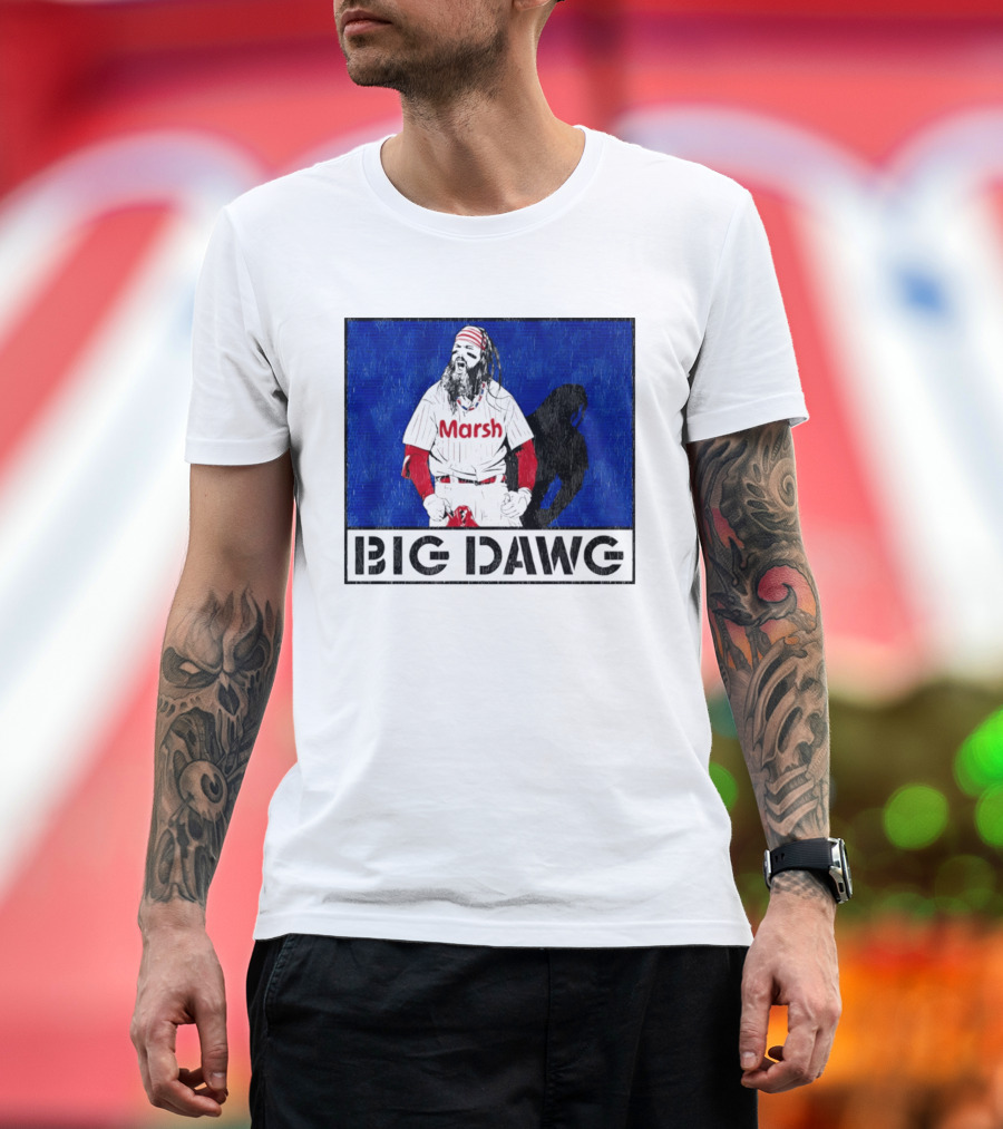 Brandon Marsh Philadelphia Phillies Big Dawg Marsh Baseball Player Image T-Shirt