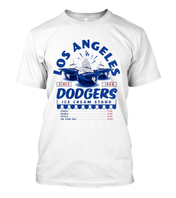 Los Angeles Dodgers Ice Cream Stand Since 1958 LA T-Shirt
