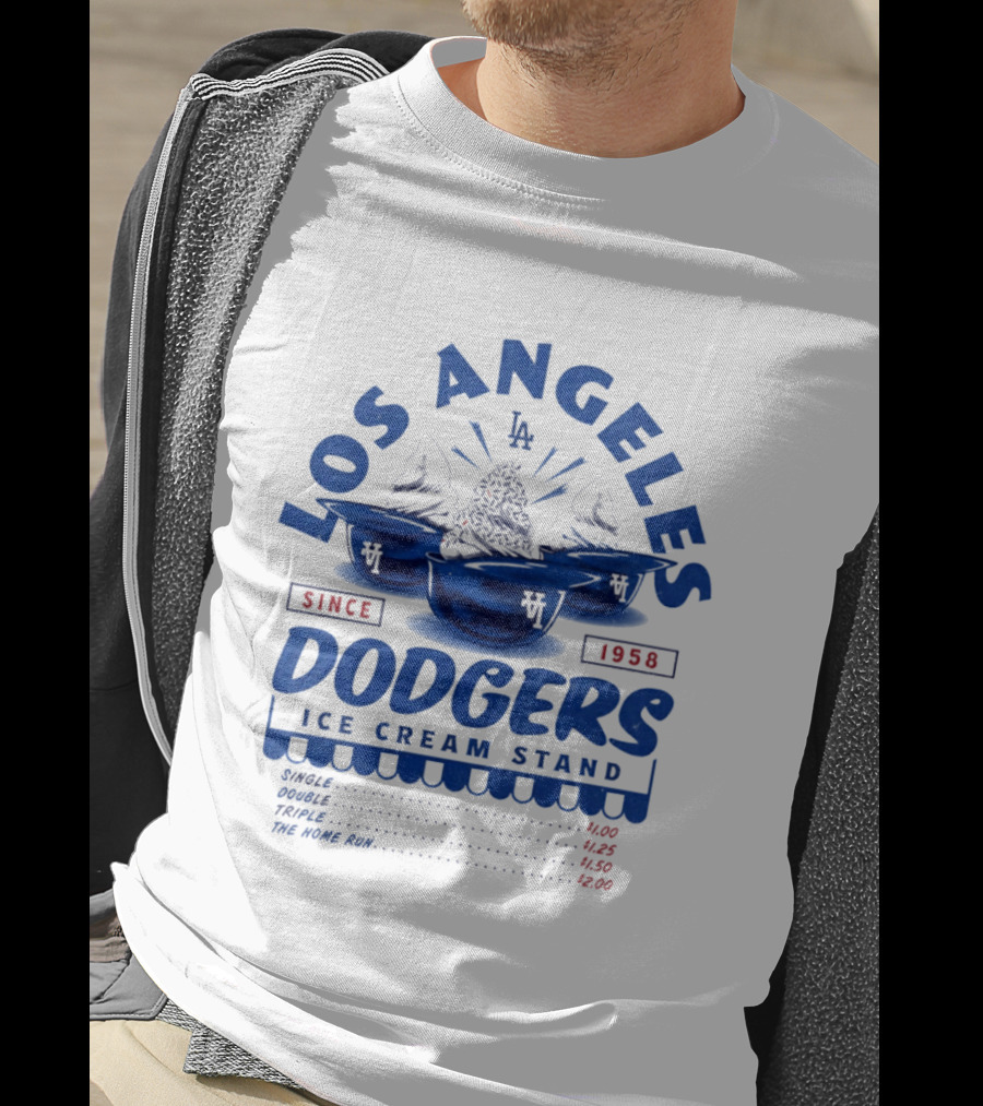 Los Angeles Dodgers Ice Cream Stand Since 1958 LA T-Shirt