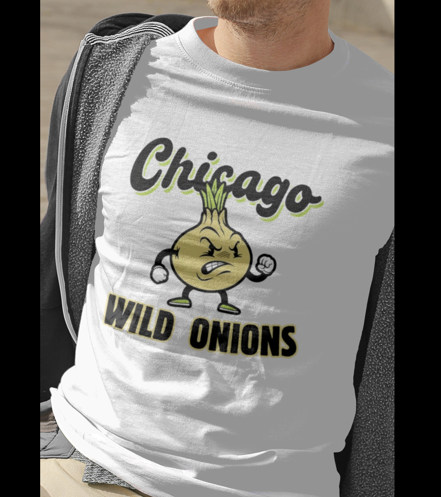 Chicago Wild Onions Angry Cartoon T-Shirt