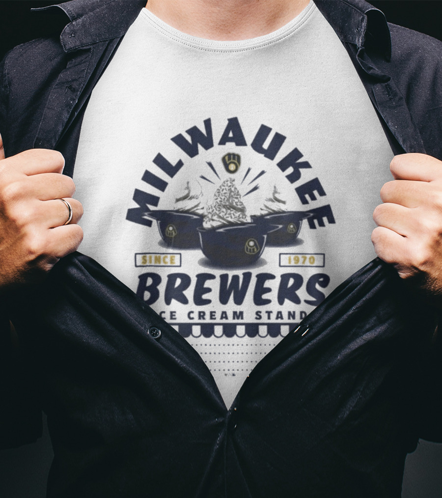 Milwaukee Brewers Ice Cream Stand Since 1970 T-Shirt