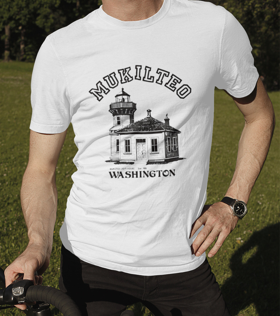 Mukilteo Lighthouse Est 1906 Washington T-Shirt
