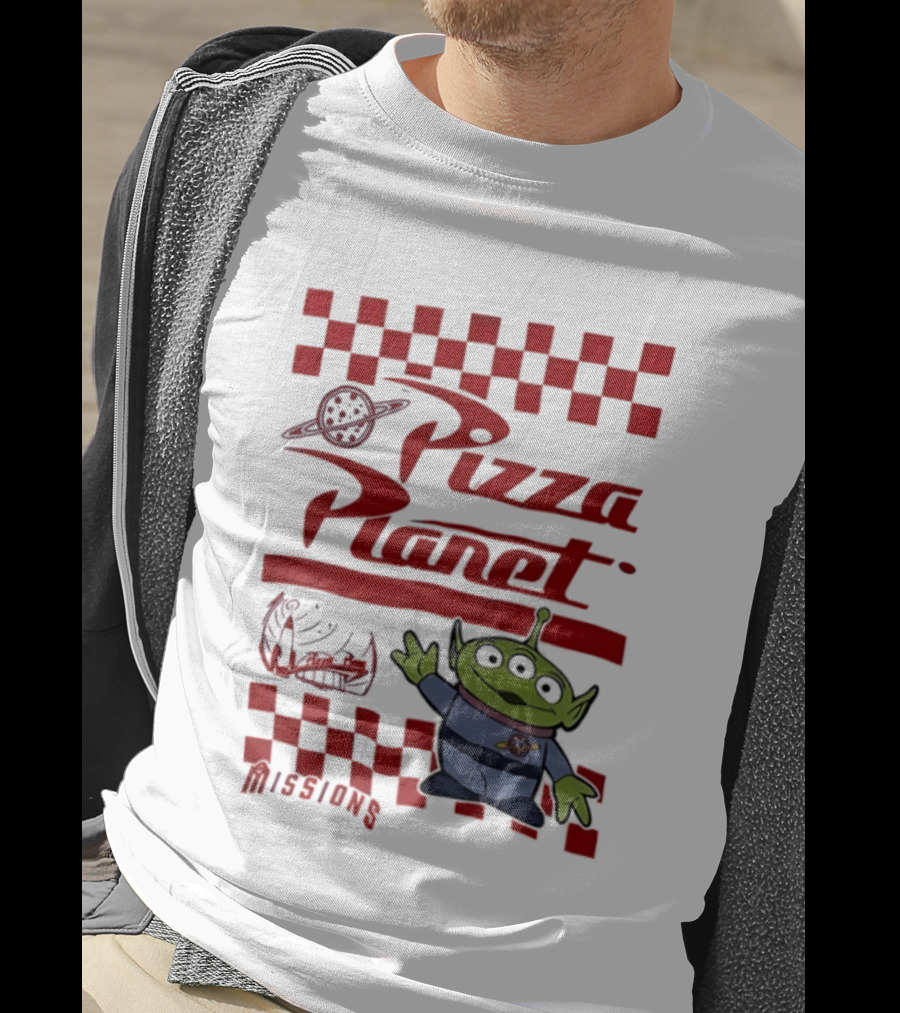 Pizza Planet Little Green Men Missions Disney Pixar Toy Story T-Shirt