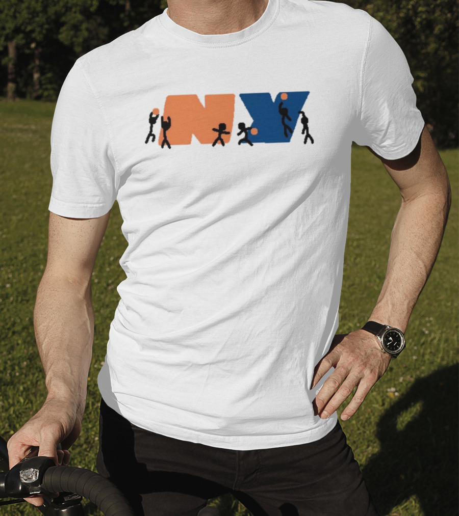 New York Knicks NBA NY Paint Basketball T-Shirt