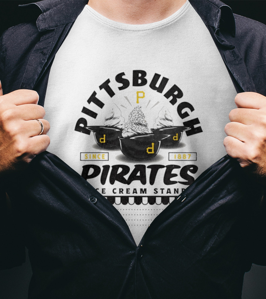 Pittsburgh Pirates Ice Cream Stand Since 1887 P T-Shirt
