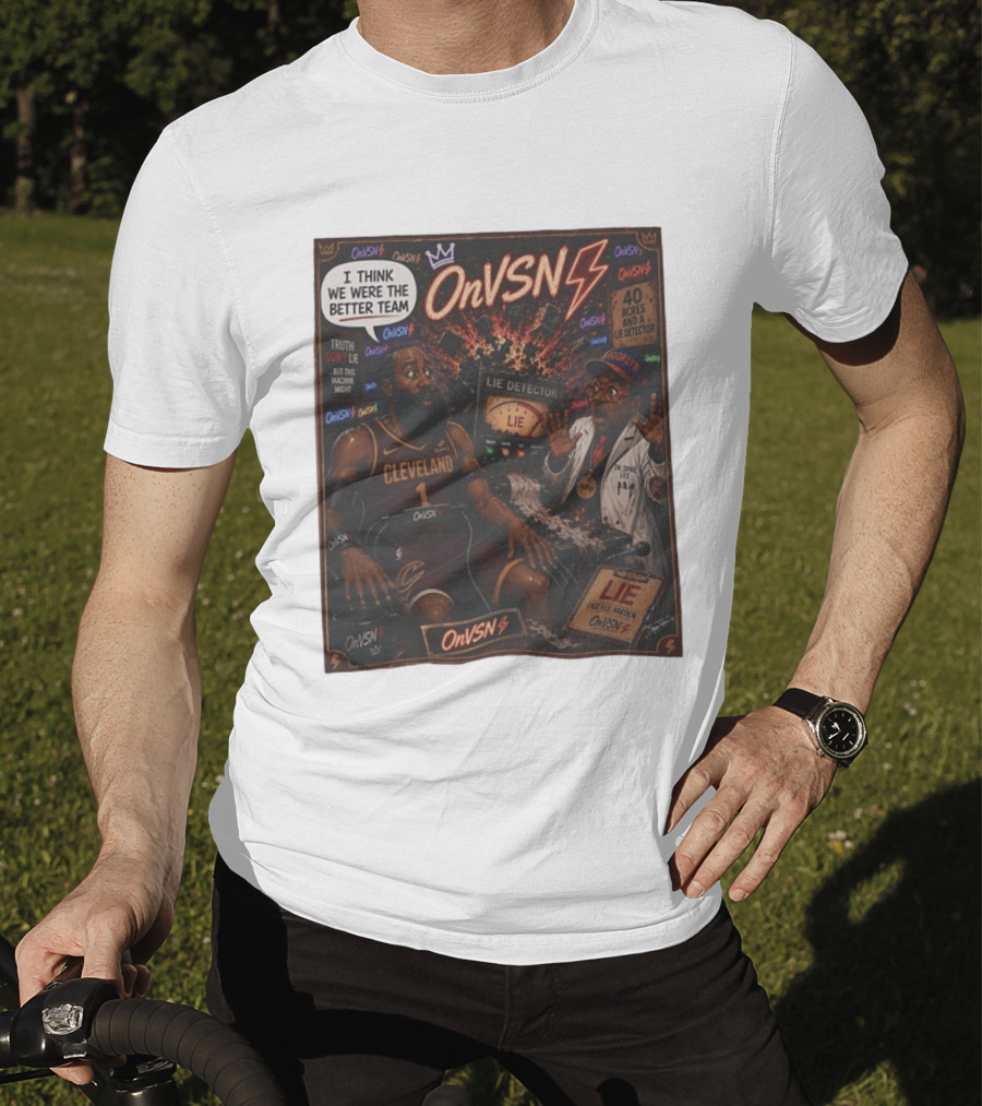 James Harden Dr Spike Lee Lie Detector I Think We Were The Better Team Cleveland T-Shirt