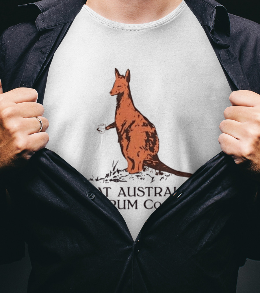 Kangaroo Great Australian Rum Co Authentic T-Shirt
