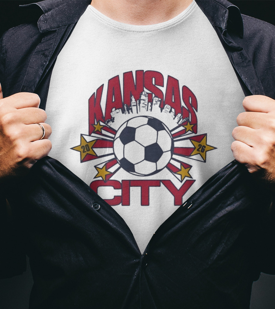 Kansas City 2026 Soccer Skyline Tournament T-Shirt