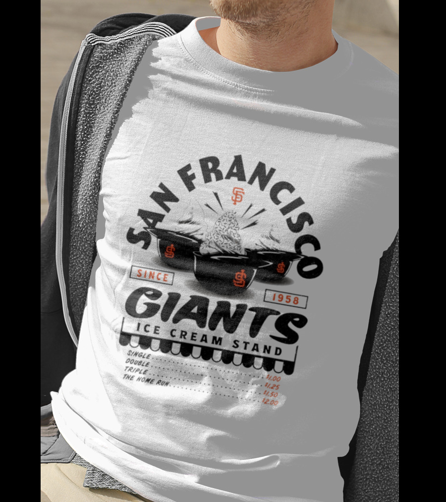 San Francisco Giants Ice Cream Stand Since 1958 T-Shirt