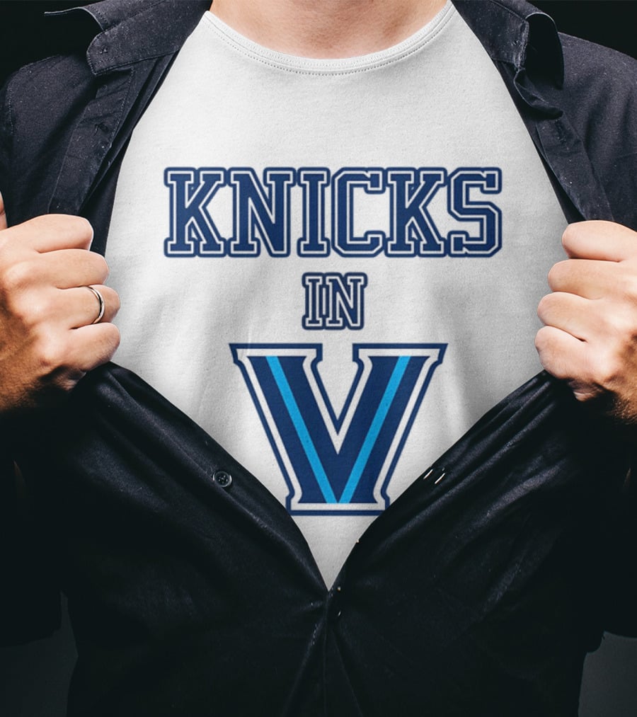 Knicks In Villanova Inspired Crossover Fan T-Shirt