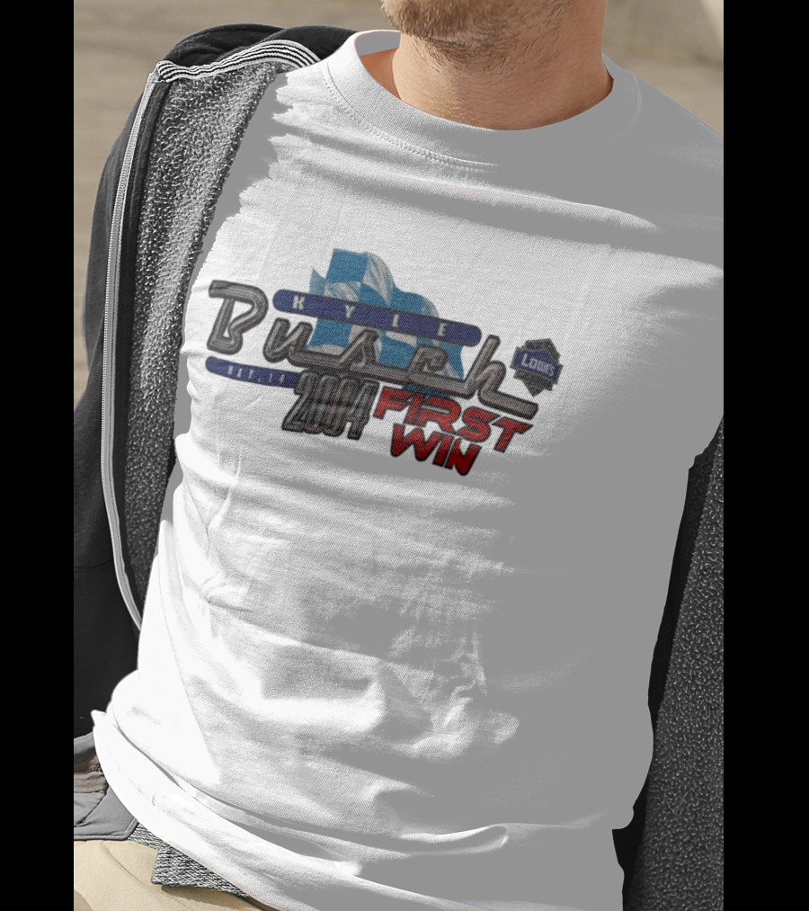 Kyle Busch 2004 Lowe's Racing Celebration First Win T-Shirt
