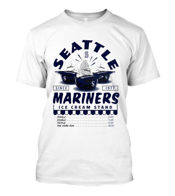 Seattle Mariners Since 1977 Ice Cream Stand Mariners T-Shirt