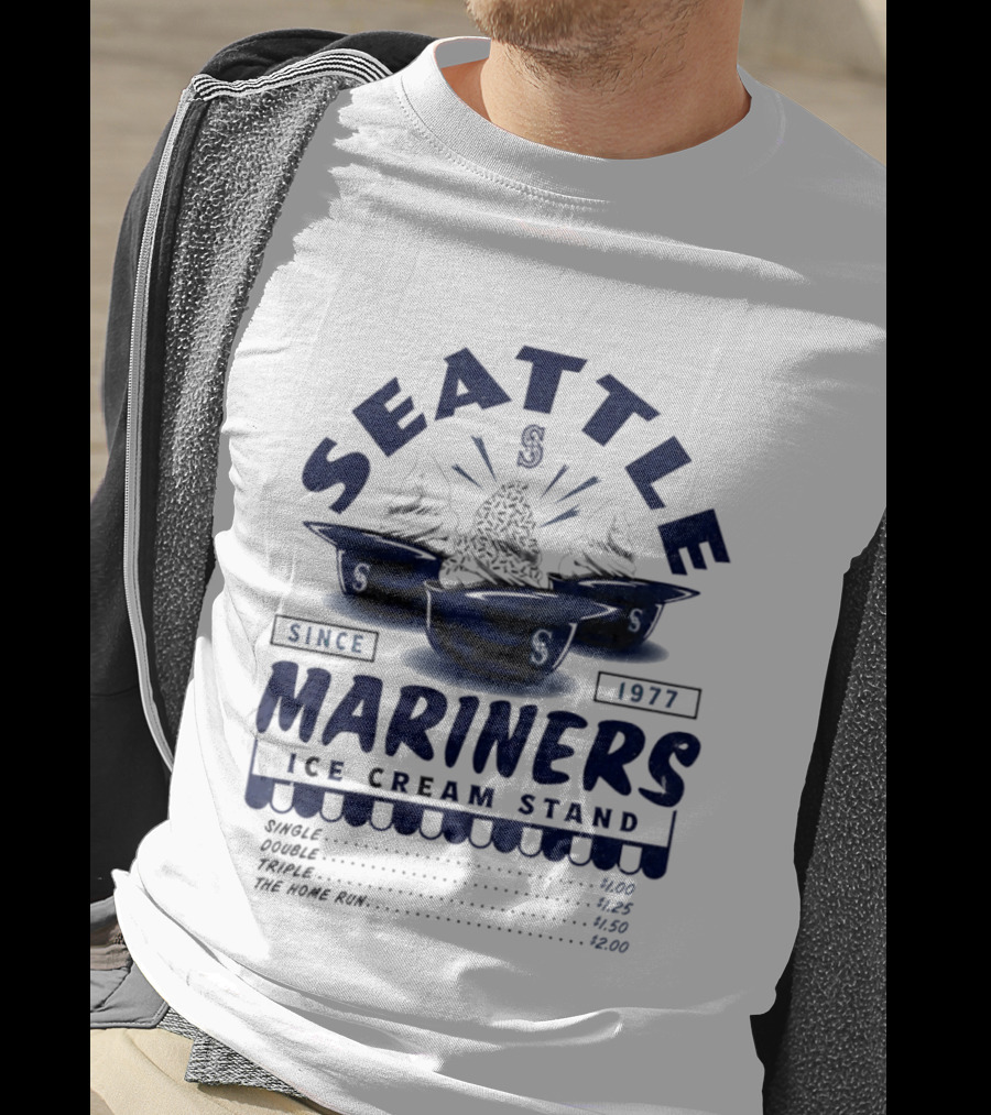 Seattle Mariners Since 1977 Ice Cream Stand Mariners T-Shirt