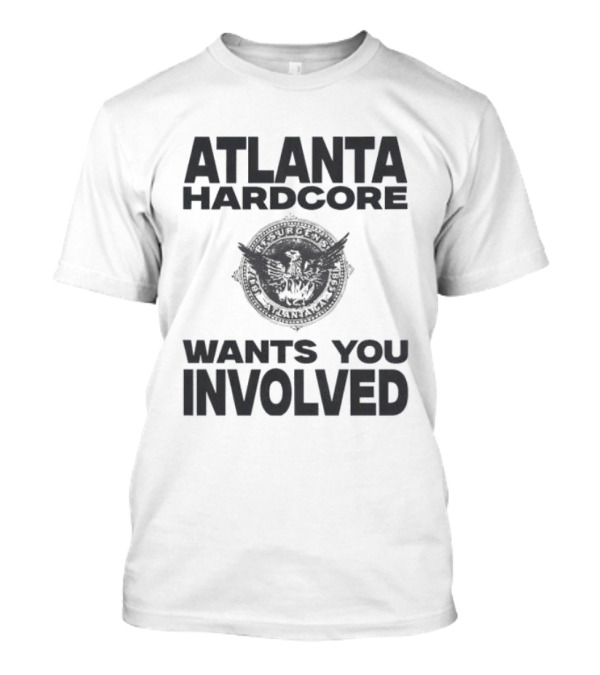 Atlanta Hardcore Wants You Involved Vintage Bulldog T-Shirt