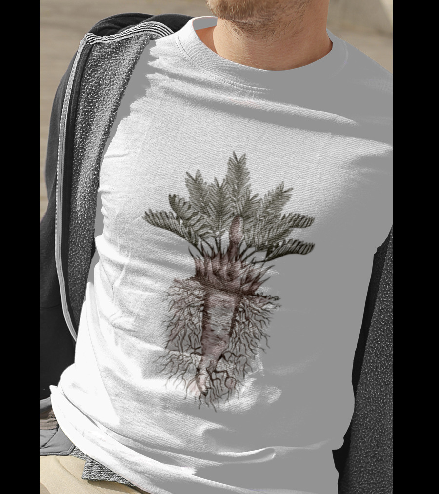 Fern Botanical Detailed Illustration Foliage T-Shirt