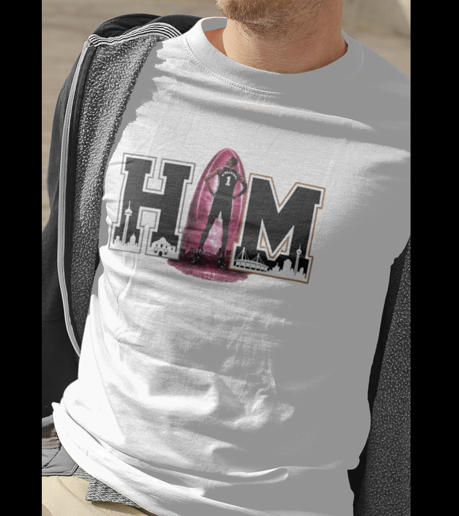 HIM Victor Wembanyama San Antonio Basketball Alien Portal T-Shirt