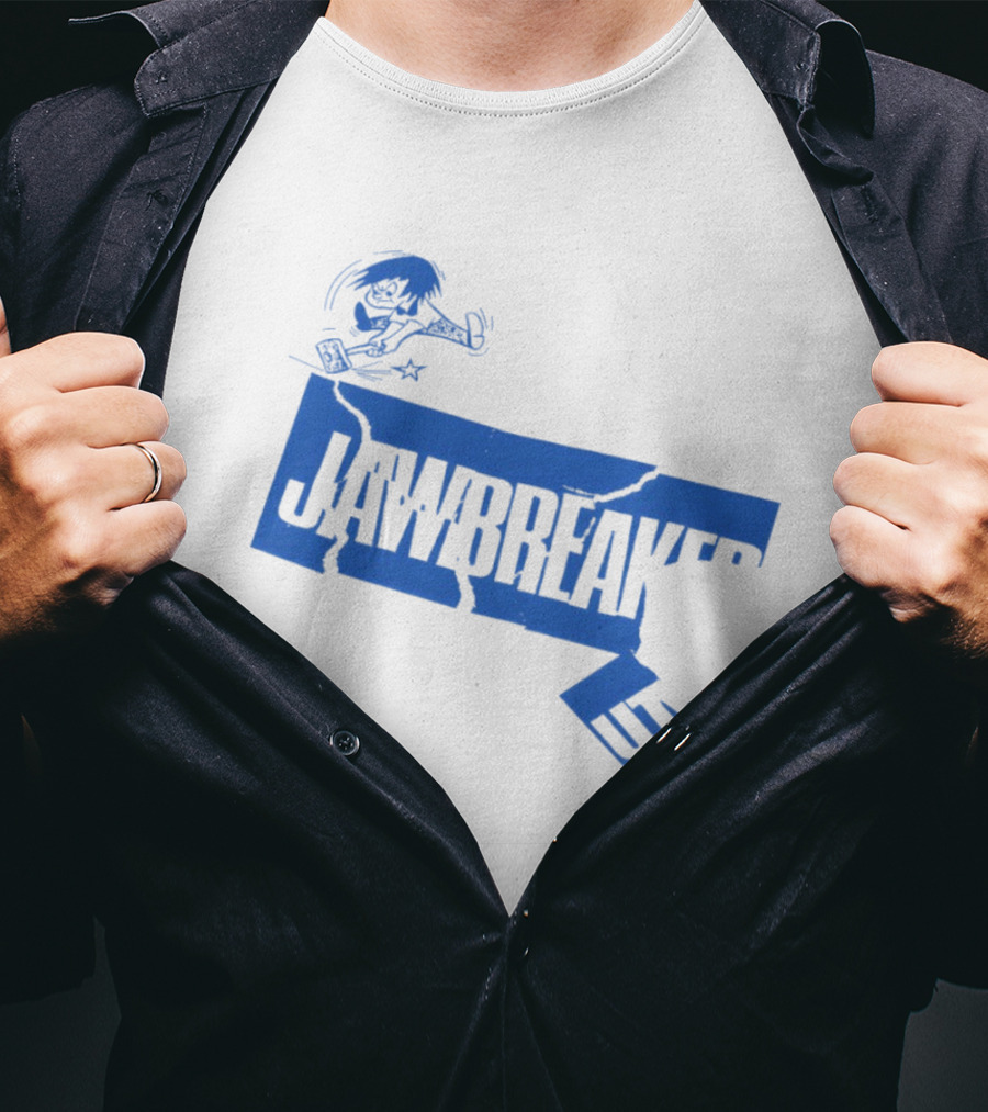 Jawbreaker Punk Rock 1996 Vintage Wrestling Iconic Blue T-Shirt