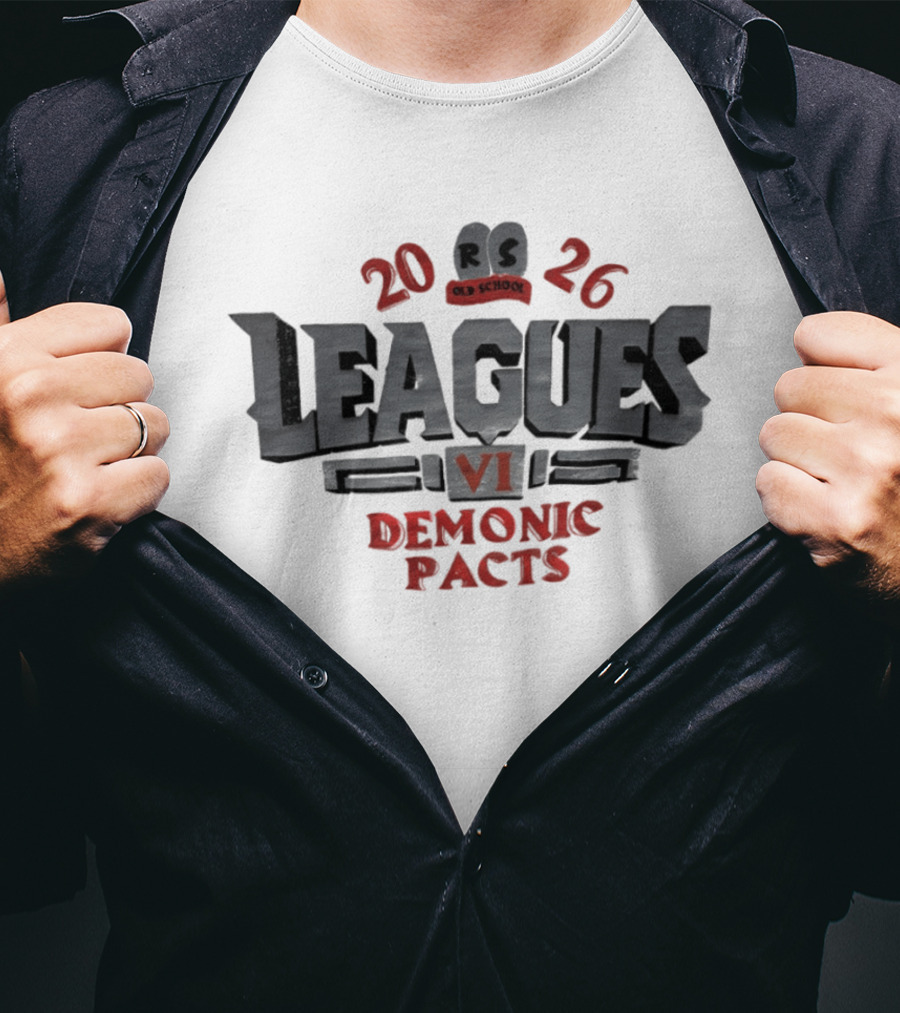 Old School RuneScape 2026 Leagues VI Demonic Pacts T-Shirt
