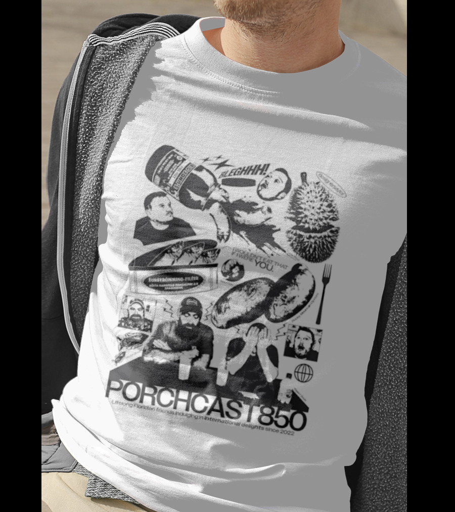 Porchcast850 Lifelong Floridian Friends Indulging In International Delights Since 2022 T-Shirt