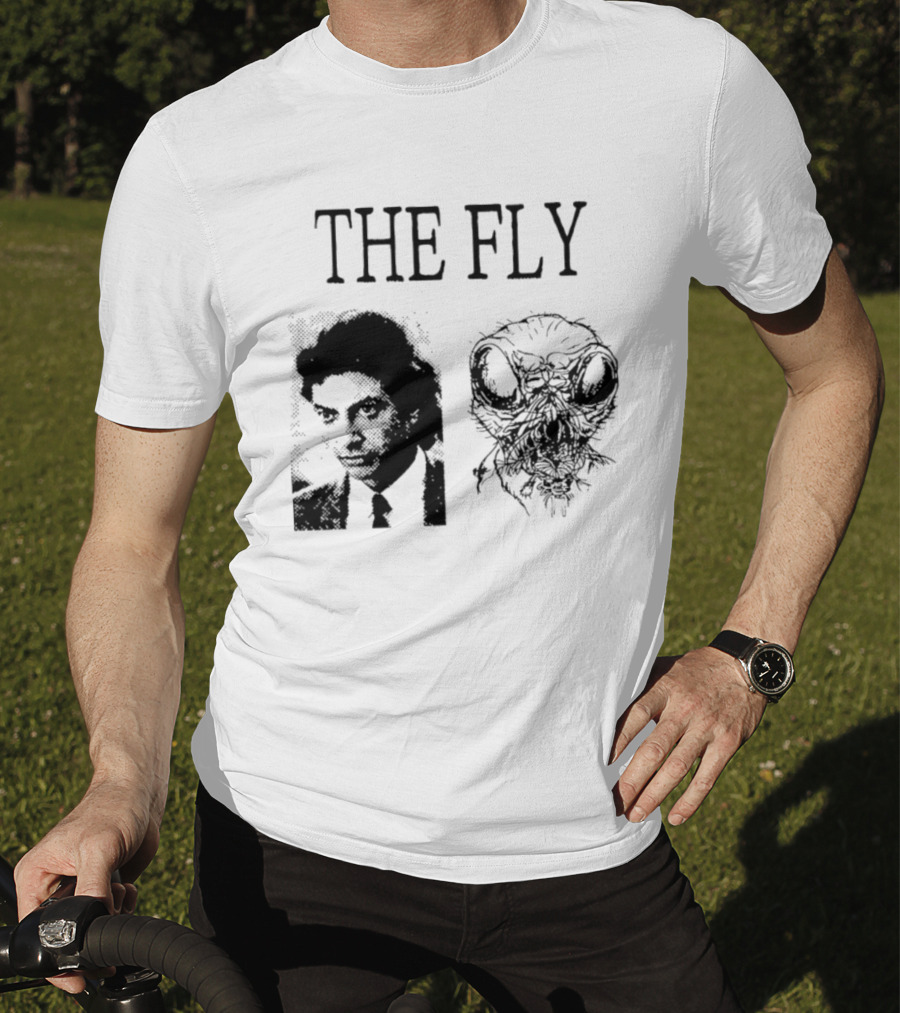 The Fly Jeff Goldblum 1986 Horror Movie Iconic Transformation T-Shirt