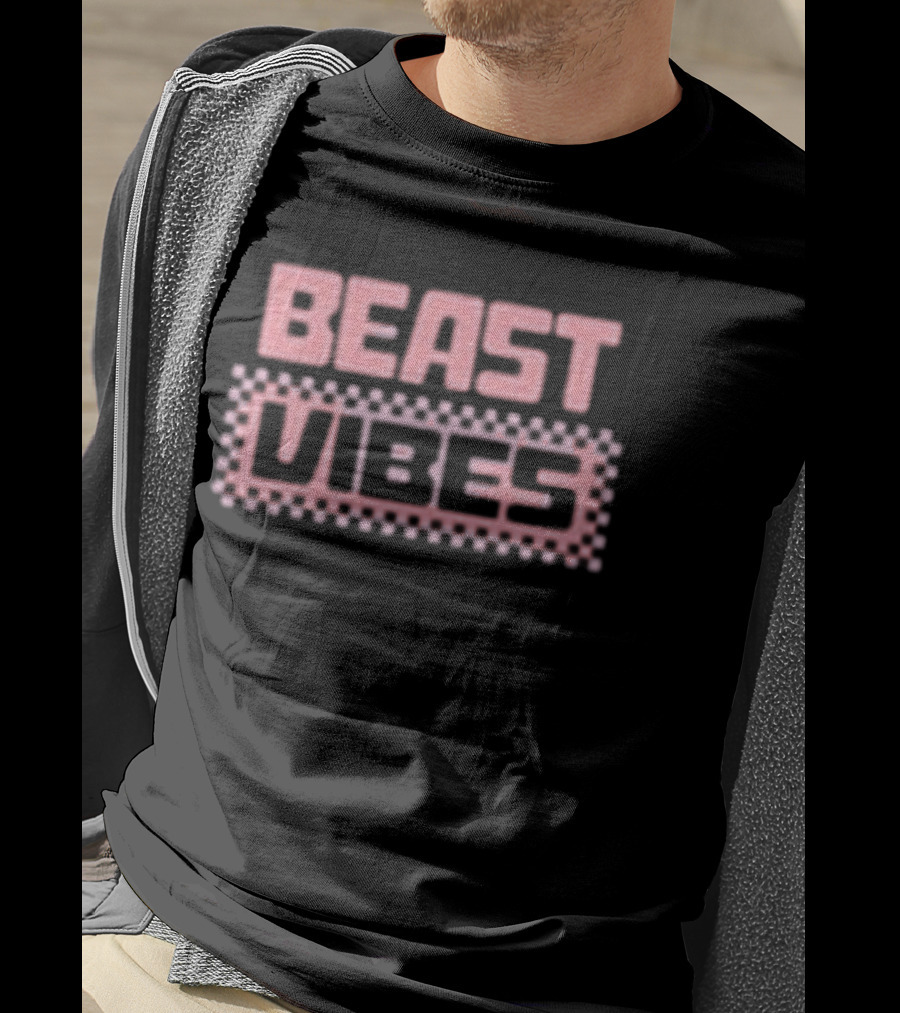Beast Vibes Wave Pink T-Shirt