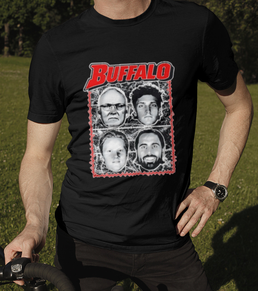 Buffalo Sabres Buffalo Wagons Tour Faces T-Shirt