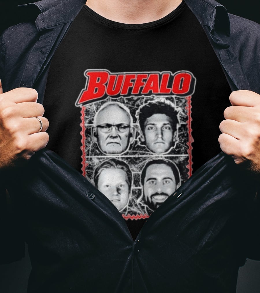 Buffalo Sabres Buffalo Wagons Tour Faces T-Shirt