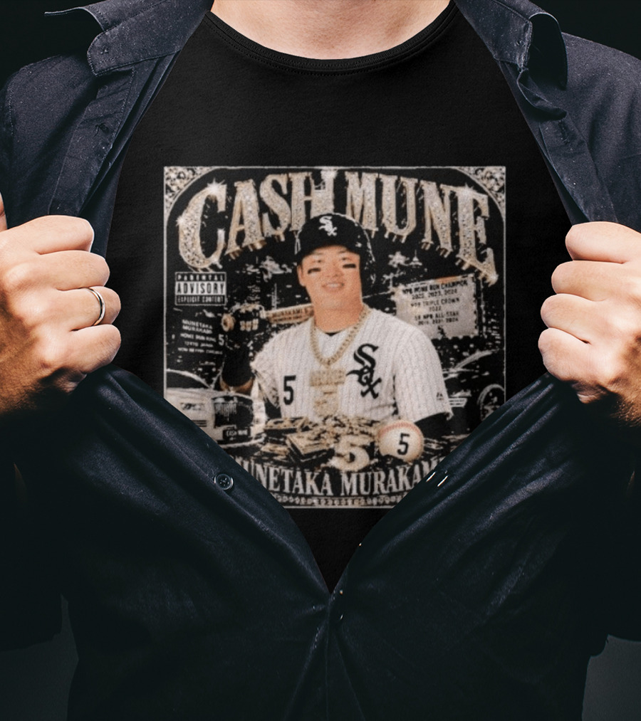 Cash Mune Munetaka Murakami Chicago White Sox Champion Baseball Player T-Shirt