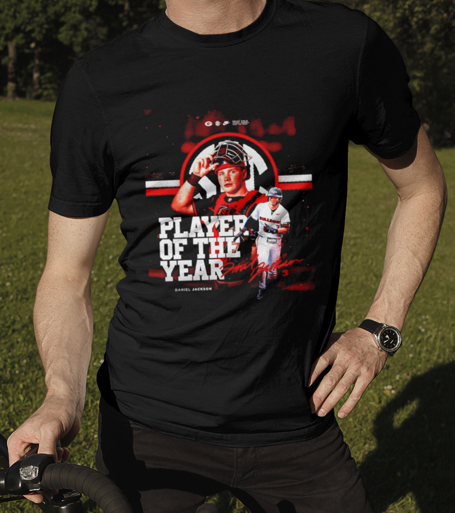 Daniel Jackson Georgia Bulldogs Player Of The Year Athletic Performance Excellence T-Shirt