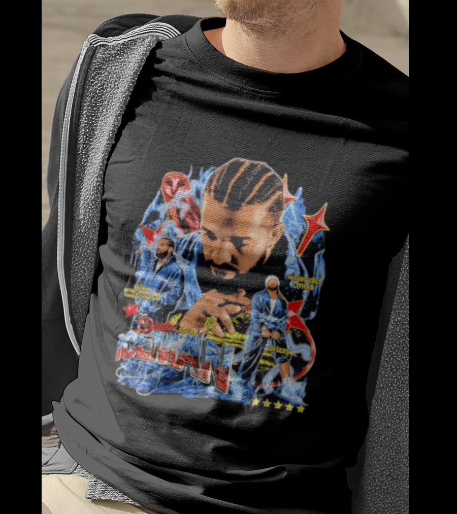 Drake Is A Iceman What Did I Miss Drizzy Music Style Star T-Shirt