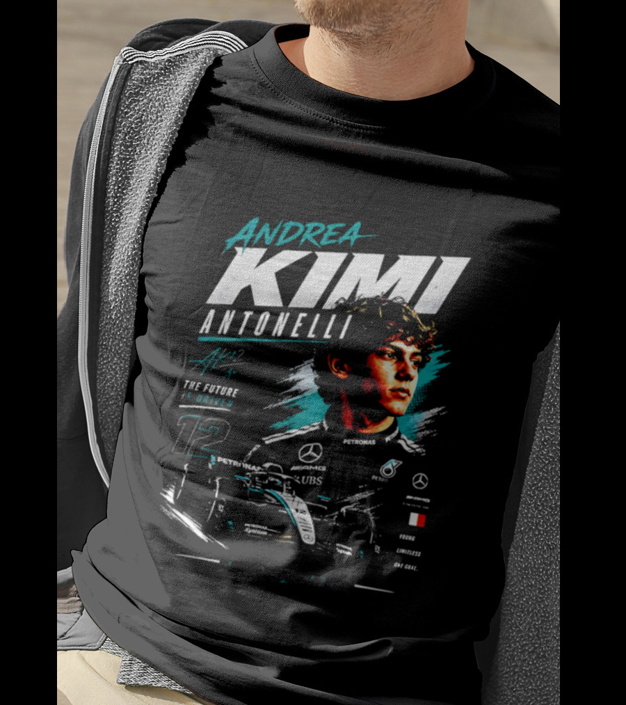 Andrea Kimi Antonelli Racing Future Driven F1 Mercedes AMG 12 T-Shirt