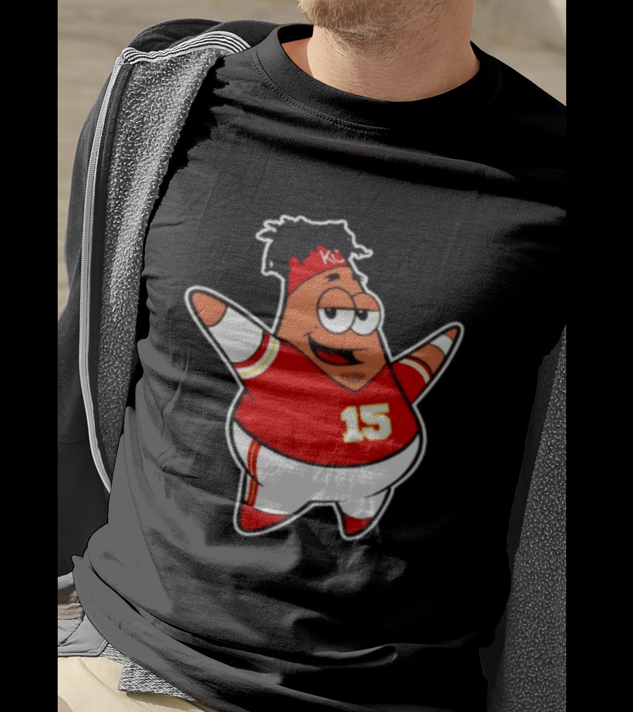 Patrick Star Mahomes 15 Kansas City Chiefs T-Shirt