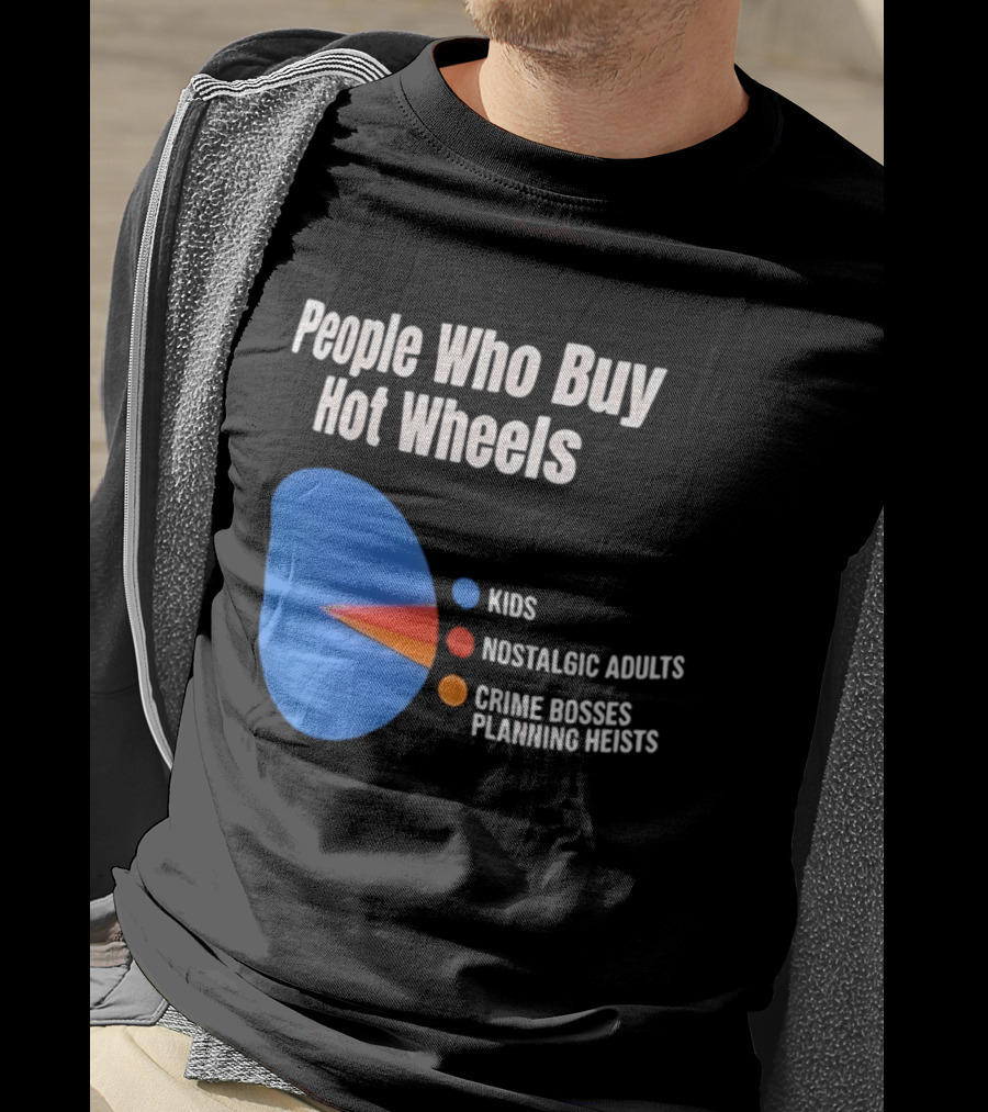 People Who Buy Hot Wheels Kids Nostalgic Adults Crime Bosses Planning Heists T-Shirt