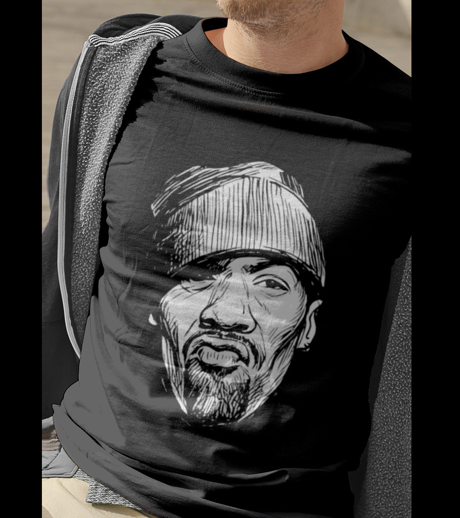 Redman Hip Hop Big Face Beanie Expression T-Shirt